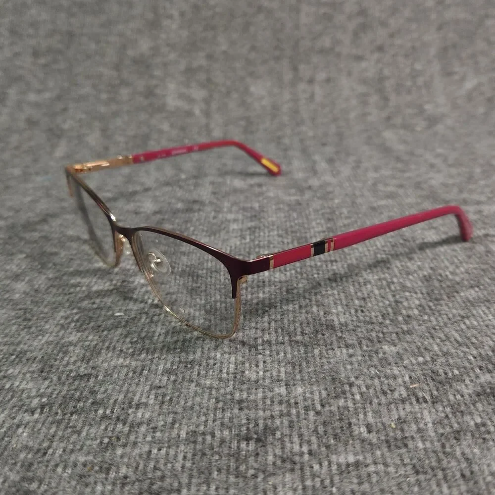 CoverGirl Eyeglasses Frames Only Women Pink Gold CG4005 076 Cat Eye 55-17-140